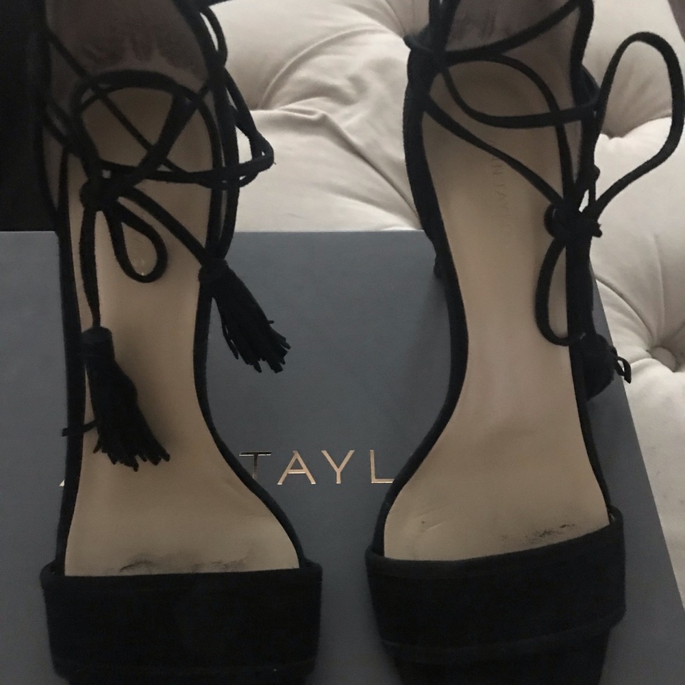 Ann Taylor suede sandals
